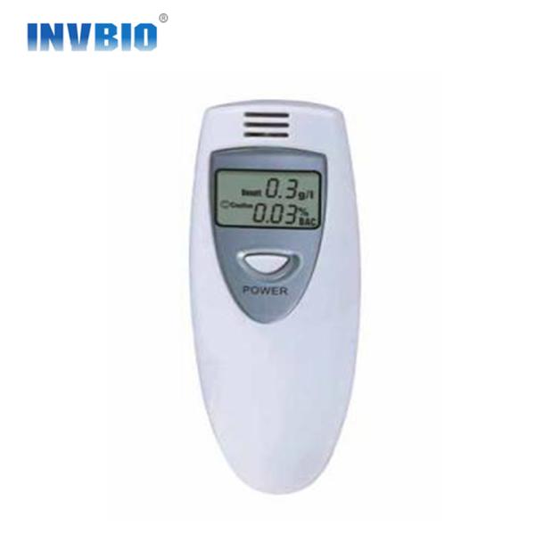 Buy cheap Single Screen Breathalyzer Alcohol Tester White Mini Lcd Detector from wholesalers
