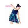 Buy cheap Colors Changeable Latin Dance Wear Lyrical Dress Sequins Top Two Tones Skirt from wholesalers