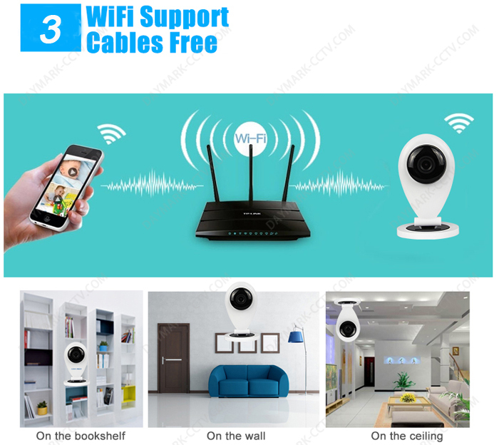 720p wifi connection ir night vision mini wireless hidden camera