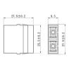 Buy cheap FTTH Fiber Optic Coupler Duplex SC SM Welded Adapter Without Flanges from wholesalers