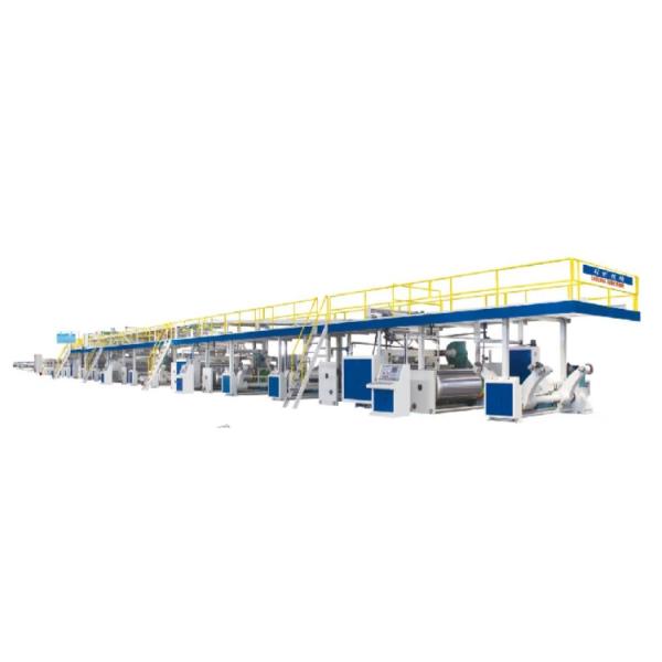Buy cheap Automatic 5ply Corrugated Cardboard Production Line for Food Beverage at Competitive from wholesalers