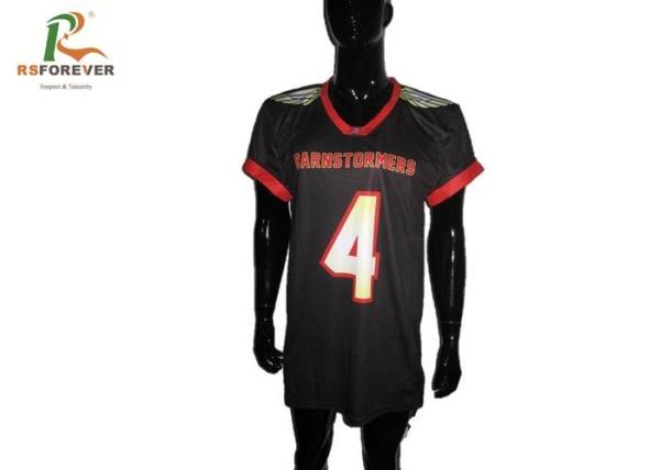 100 Percent Polyester Custom Team Sportswear Breathable Sports Shirts Never