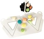 Paper Macaron Packaging Tower Hold 9 Pcs 2 Tiers Macaron Tower