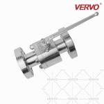 DN25 Ball Valve Fire Safe API607 Ball Valve Forged Stainless Steel F316 Flange