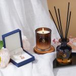 Custom Essential Oil Glass Aroma Reed Diffuser Occasion Design Set