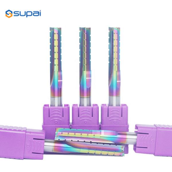 Buy cheap TCT Carbide 3 Flutes Custom End Mills CNC Milling Cutters Wood Router Bits from wholesalers