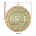 Ingersoll Rand 1.5" Inch 94615-A 94617 Santoprene/PTFE Diaphragm kit 666152-281