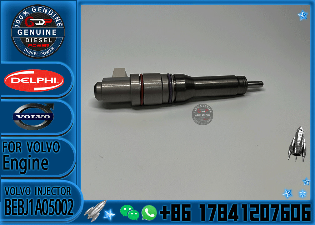 Original Del-phi Smart EUI Injector BEBJ1A05002 BEBJ1A00202 1905001 1846419 for DAF MX XF105