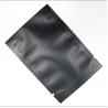 Buy cheap Wholesale zip lock plastic mylar matta black three side seal packaging bag from wholesalers