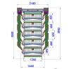 Buy cheap Galvanizing Meat Chicken Poultry Farm Cage Automatic Broiler Cage 272 Birds from wholesalers