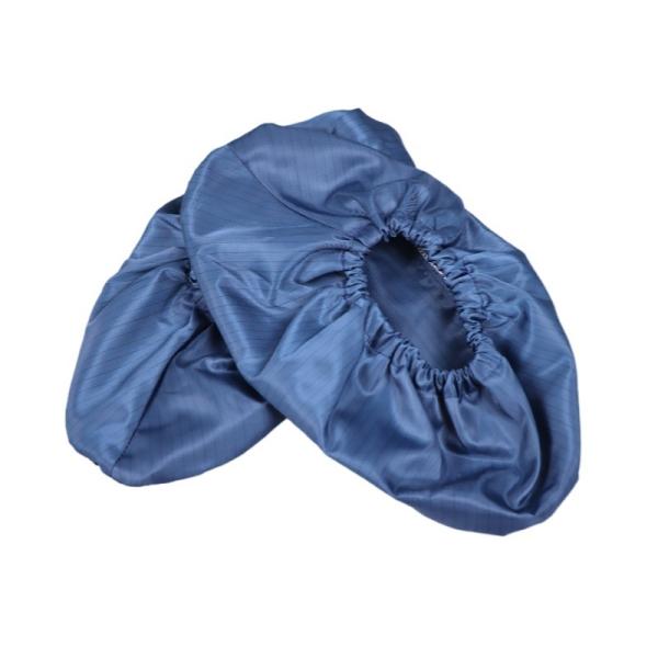 Buy cheap Esd Anti Skid Reusable Washable Polyester Cleanroom Overshoes from wholesalers