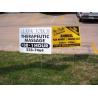 Buy cheap Alphabet 4mm 5mm Corrugated Plastic Yard Sign Corrugated Plastic Happy Birthday Sign from wholesalers