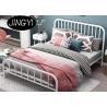 Buy cheap Black 1.5mm King Size Bed Frame Furniture Living Room ODM Queen Size Double Bed from wholesalers