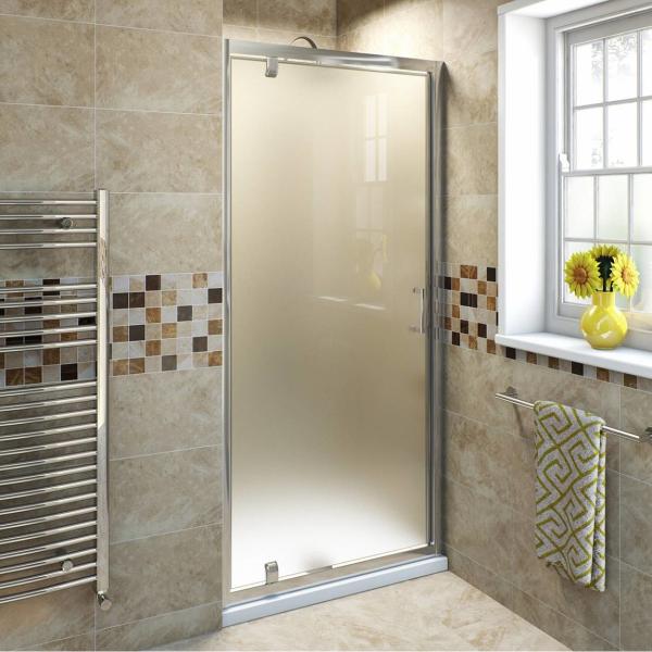 Buy cheap Safety Sound Insulation Privacy Glass Frosted Shower Doors Fine Polished Edge Custom Bathroom Glass Shower Doors For Hotel / Villa / Public Building from wholesalers