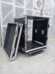 High Quality Red Aluminum Bar 12U Standard Road Rack Flight Case 35 * 35MM With