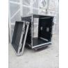 Buy cheap Solid 9mm Thickness Plywood Black 10 Amplifier Rack Flight Case from wholesalers