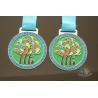 Buy cheap Durable Zinc Alloy Custom Sports Medals Colorful Marathon Medals from wholesalers