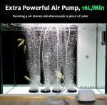 Powerful 250GPH Dual Hygger Air Pump For Fish Transport
