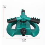 Automatic Watering Grass Lawn 3 Arms Nozzles Garden Sprinkler with Female