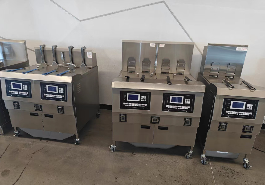 304SUS Gas Chips Commercial Open Deep Oil Fryer