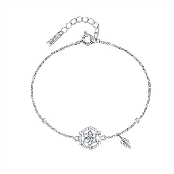 Buy cheap Flower Sterling Silver Jewelry Bracelets from wholesalers