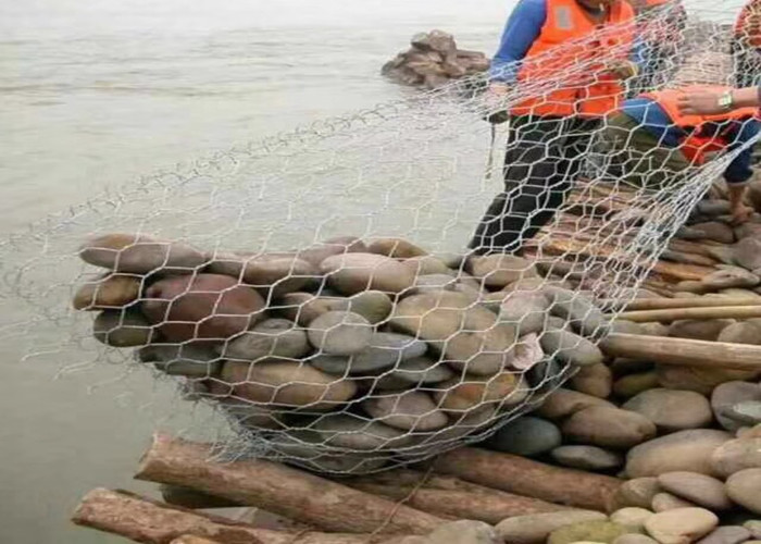 Flood Control Stainless Steel PVC Coated Gabion Box