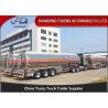 Buy cheap 50 cbm 3 axle tanker fuel oil semi trailer aluminium alloy for sale from wholesalers