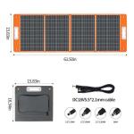 Portable 100W 120W 200W 240W Solar Panel for Outdoor Camping Folded Size 41.5*40