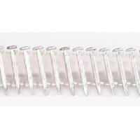 Buy cheap Flat Head Plastic Collated Coil Nails , SUS316 Twist Shank Nail 3.33 X 90MM product