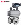 Buy cheap High Platform Square Three-Way Ball Valve 150LB Pneumatic Driving Mode for Industrial from wholesalers