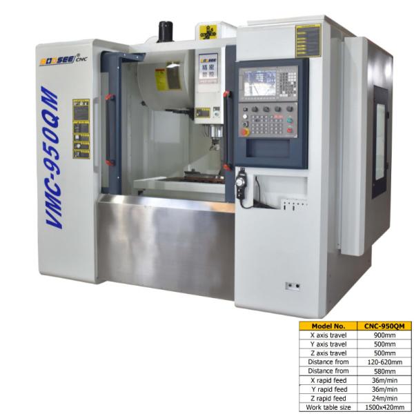 Buy cheap Industrial VMC 3 Axis CNC Vertical Machining Center 400kg Max Load For Metal from wholesalers