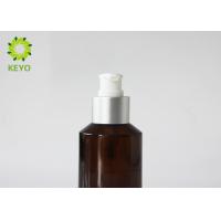 Buy cheap Amber Glass Essential Oil Bottles , 100ml Slanted Shoulder Serum Bottle With product