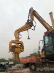 Construction Site 3200rpm Vibratory Hammer Pile Driver High Reliability