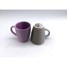 Buy cheap Food Grade Ceramic Drinking Cup Hand Painted Matte And Glzaed 2 Tone Color Dolomite Coffee Mug from wholesalers