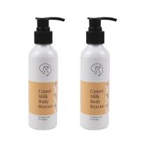 Buy cheap 3.4OZ 5OZ 6.7OZ Household Shower Pump Bottle White Orange Custom Cosmetic product