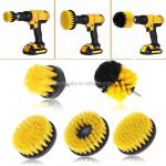 Rotary Stiffness Domestic Cleaning Drill Brush Accessories 5PC Nylon Filament