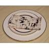 Buy cheap Decorative Printed Paper Gold Foil Napkin With Flower Lines from wholesalers