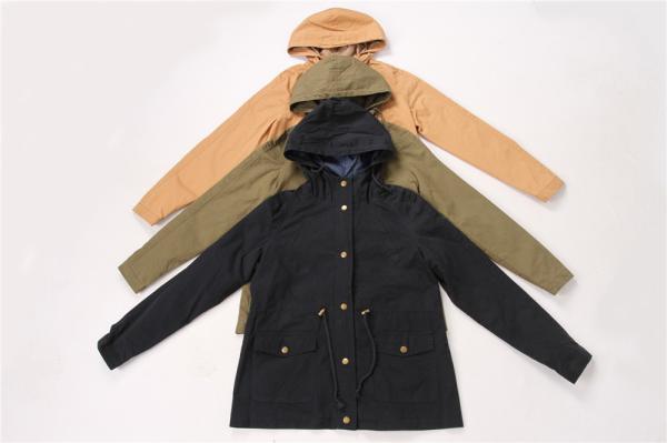 Buy cheap Ladies longline COTTON parka, Women's cotton coat, Very Washed, Chic style from wholesalers