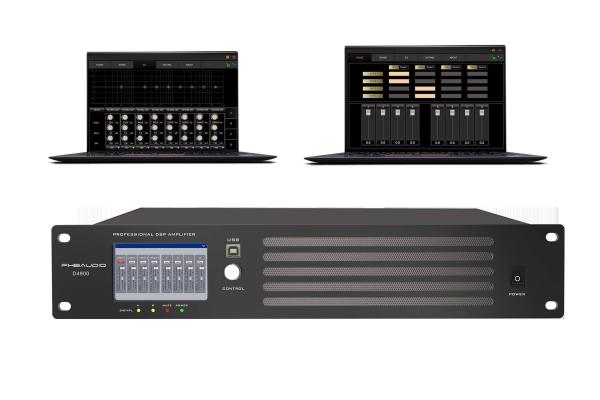Buy cheap XLR Input Touch Screen Amplifier EQ , 900W 4 Channel DSP Amplifier from wholesalers