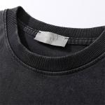Custom Tshirt 100% pure cotton loose causal short T-shirt wash water for men