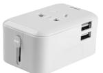 Promotional gifts All in ONE World Travel Plug Power Adapter Dual USB Universal