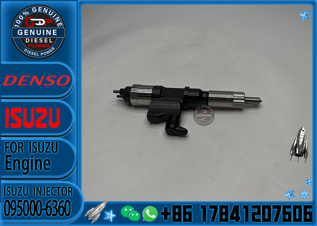 Hot Sale Diesel Engine Fuel Injector 095000-6360 Fuel Injector Assembly 8-97609788-0 For ISUZU 4HK1 6HK1