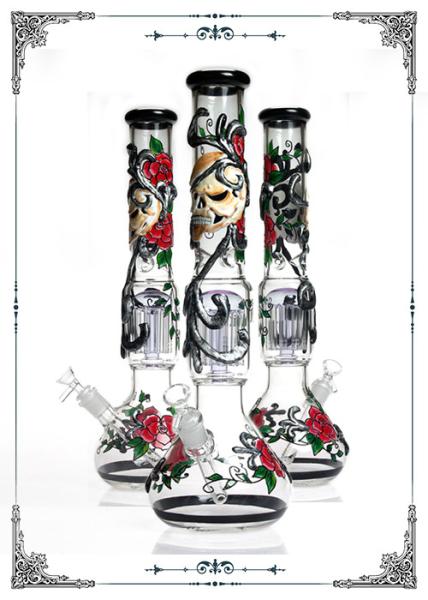 Buy cheap PHOENIX STAR 18" Beaker Glass Bongs 12 Arms Perc Borosilicate Glass Bong from wholesalers