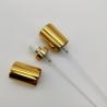 Buy cheap 18mm Crimp Spray Pump Golden Metal Perfume Bottle Spray Pump With Over Cover from wholesalers