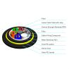 Buy cheap 48 ADSS Optical Cable / Double Jacket PE All Dielectric Self Supporting Cable from wholesalers