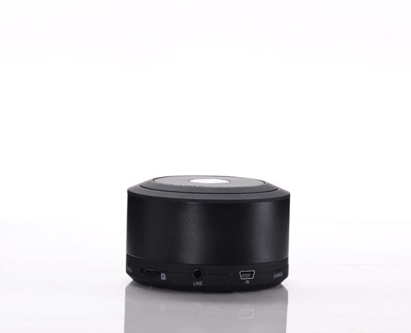 Buy cheap 650mAh Mini Cube Bluetooth Speaker Wireless Black Round Smartphone Sound Box from wholesalers