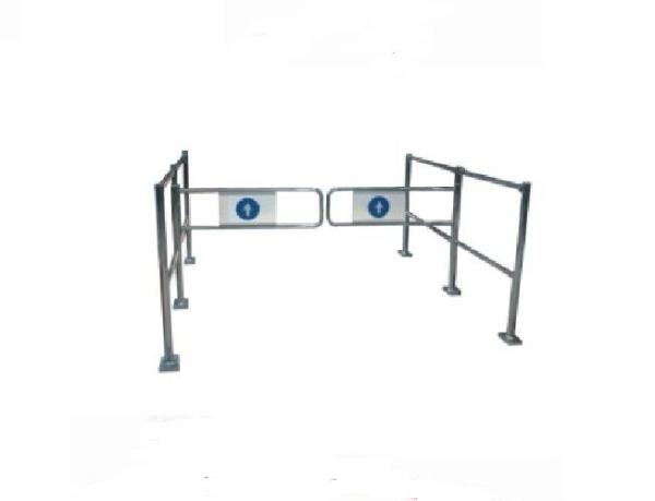 Buy cheap ISO9002 Silver Pedestrian Swing Security Gate For Shopping Mall from wholesalers