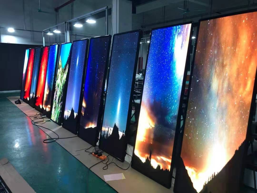 Wifi 4g Mobile Light Up Poster P2 P2.5 P3 Floor Led Display Advertising Indoor