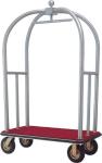 304 Stainless Steel Hotel Luggage Trolleys Hotel Cart For Luggage 1140*670