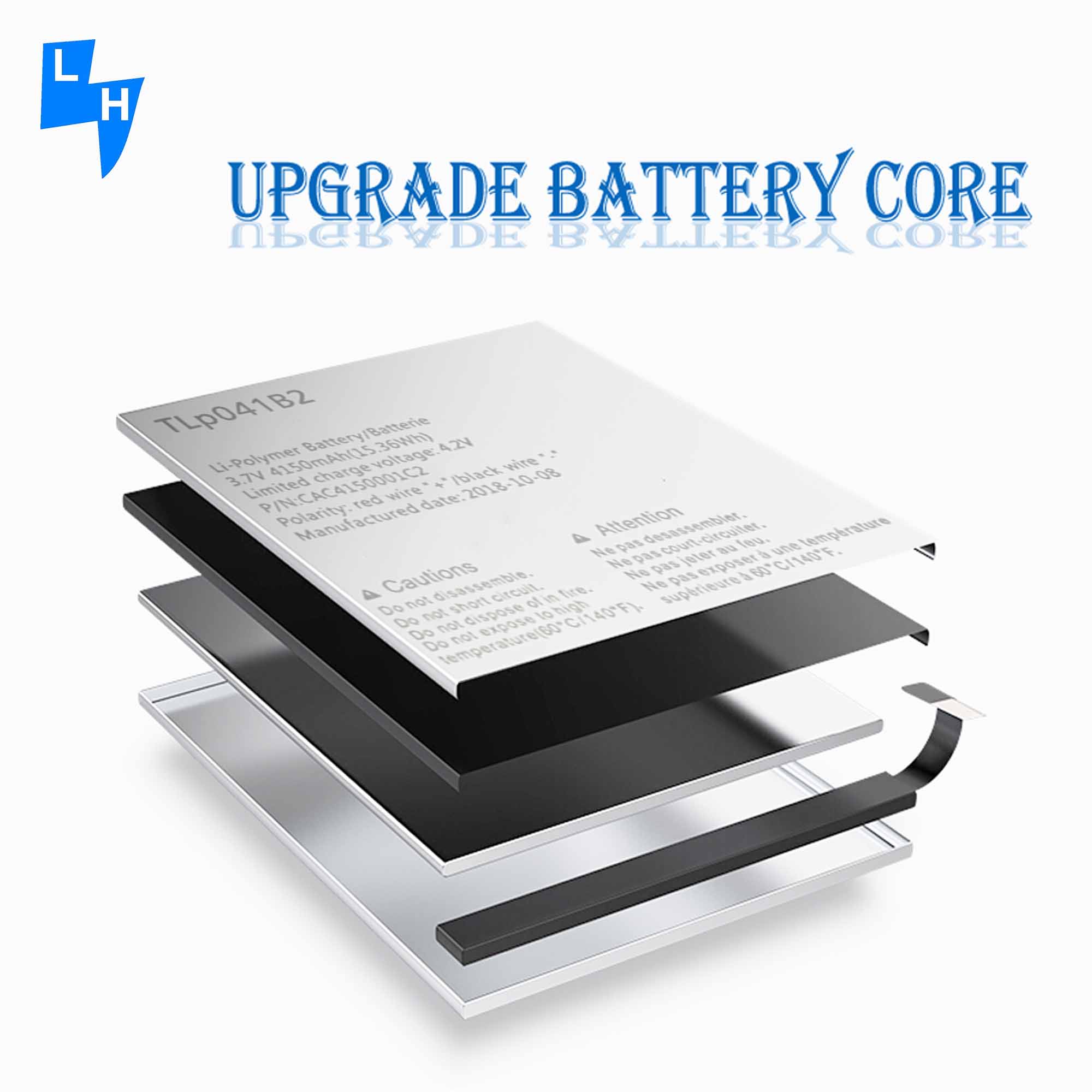 High Capacity Original 1 1 Li-ion Polymer Battery TLP041B2 for Alcatel EVO 7 4150mAh